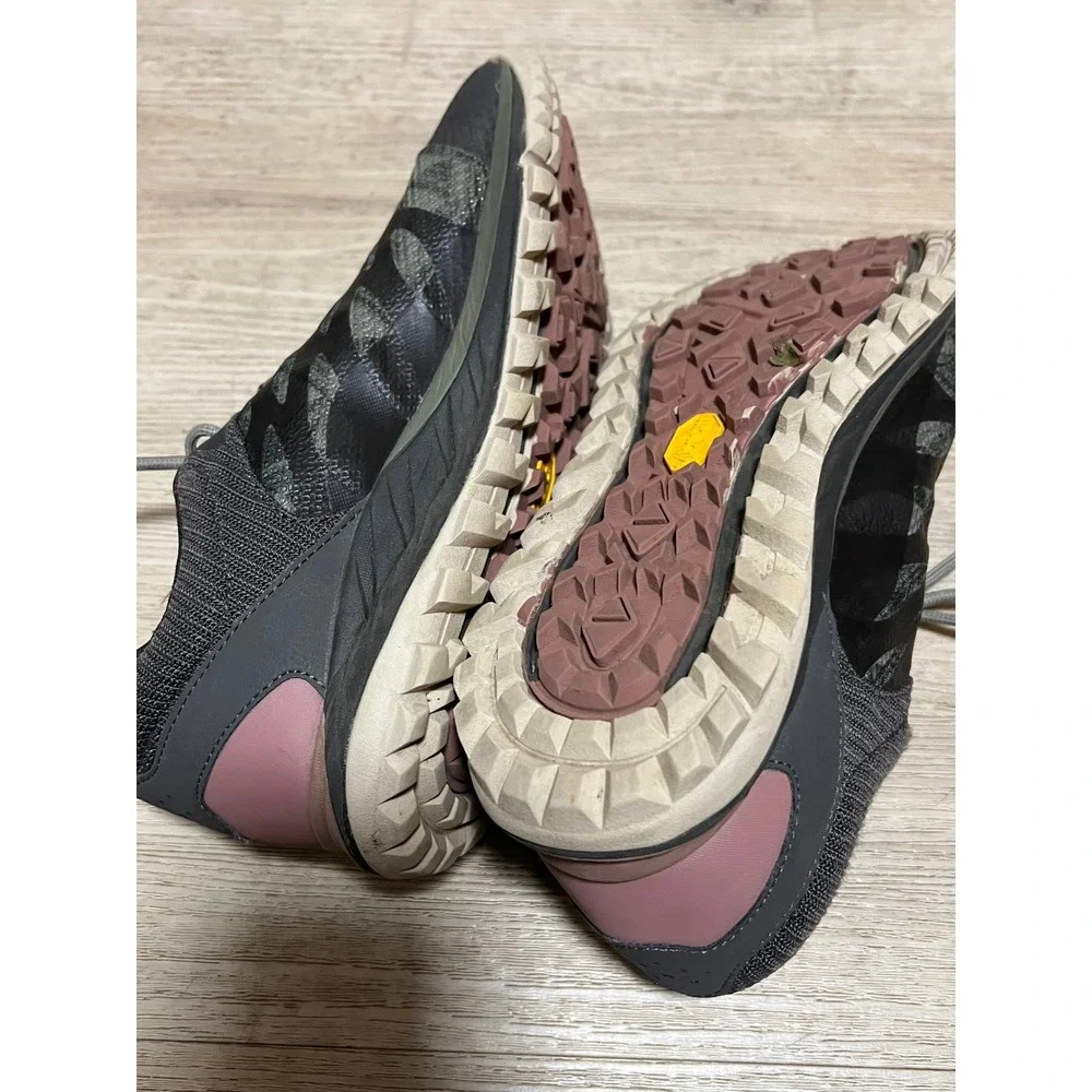 Merrell Antora Womens Trail‎ Running Shoes Grey Mauve Vibram QFORM2 Sneakers